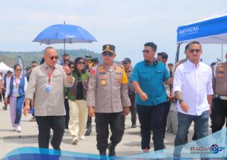 Kapolda Sumut Tinjau Pengamanan dan Kesiapan Event Aquabike & F1H2O di Danau Toba